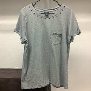 Torrid Pocket Tee with Grommet Detail Sz 2X